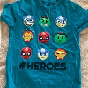 Boys super hero shirt